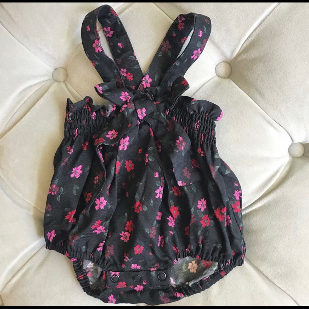 Lil’ Lemons For Love and Lemons Emmy Floral Romper